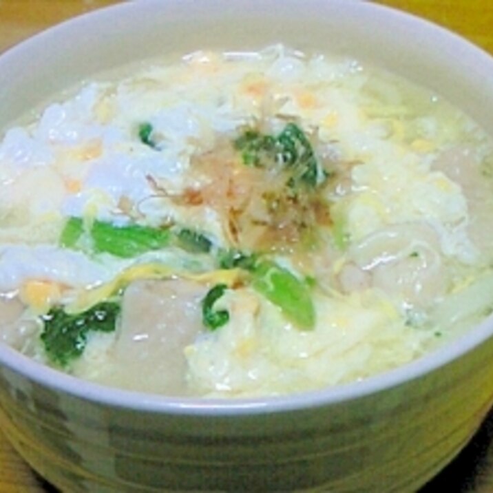 簡単白だし鶏うどん